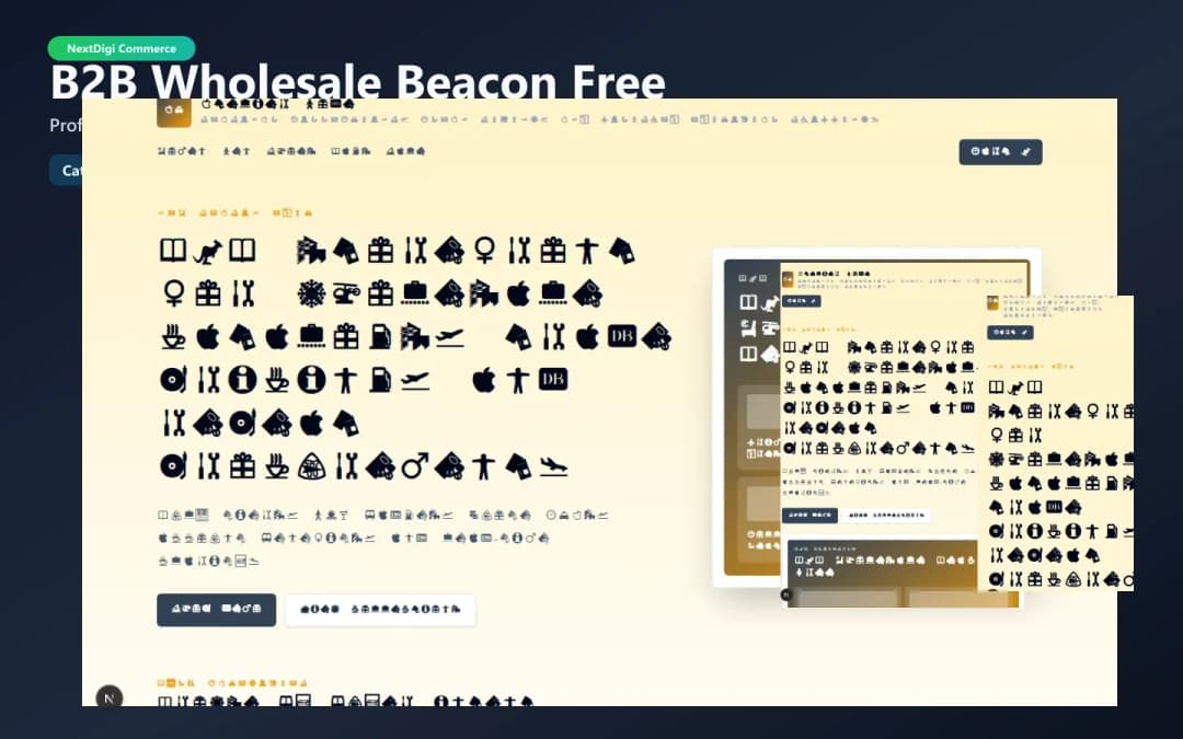 B2B Wholesale Beacon Free preview
