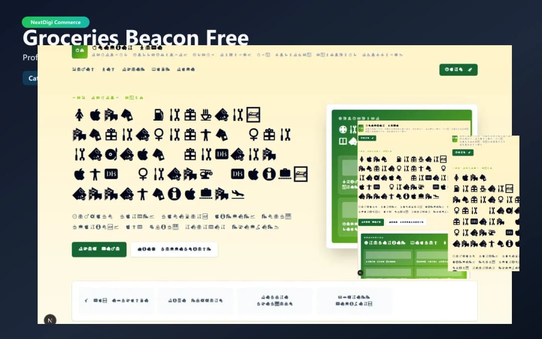 Groceries Beacon Free preview