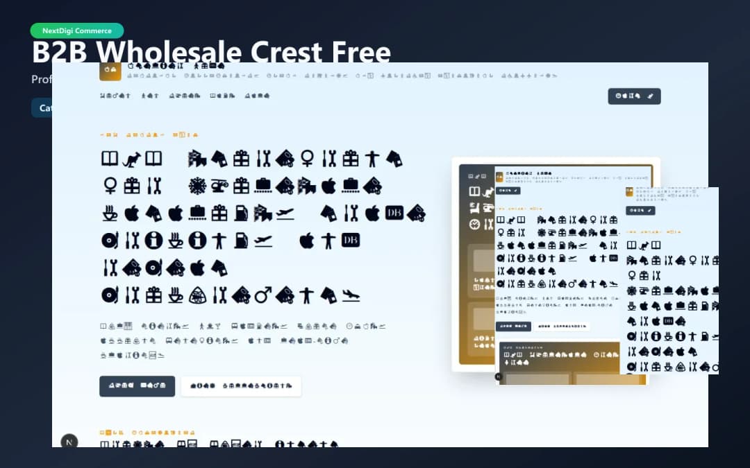 B2B Wholesale Crest Free preview
