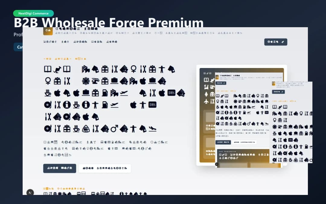B2B Wholesale Forge Premium preview