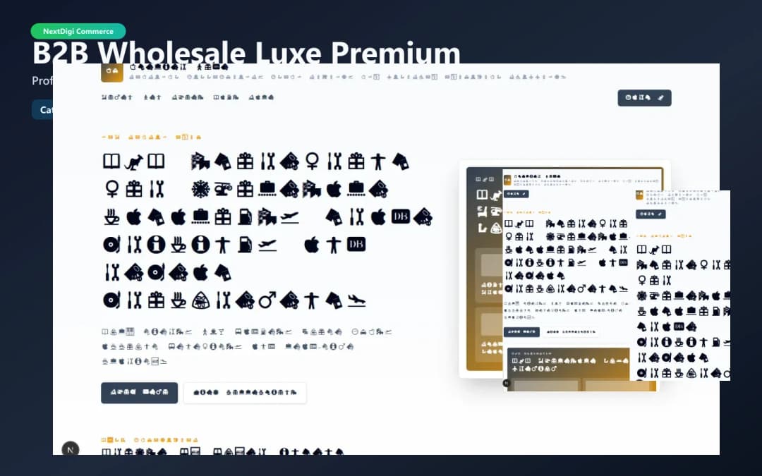 B2B Wholesale Luxe Premium preview