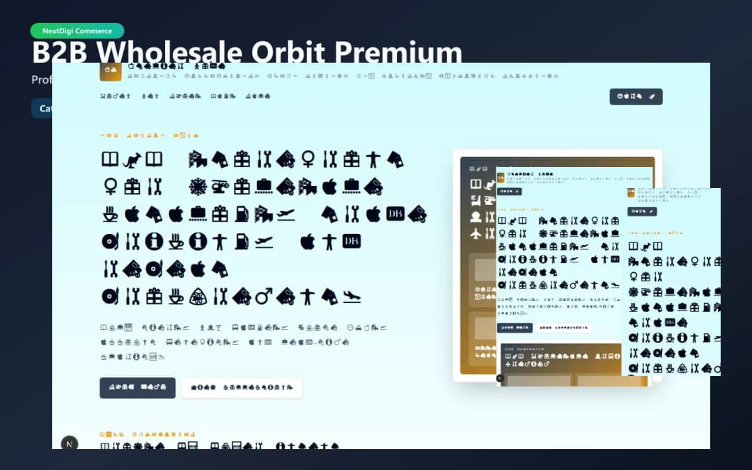 B2B Wholesale Orbit Premium preview