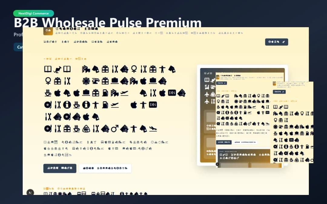 B2B Wholesale Pulse Premium preview