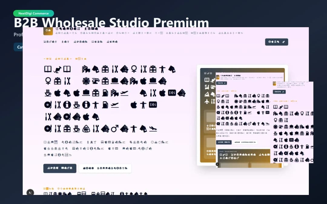 B2B Wholesale Studio Premium preview