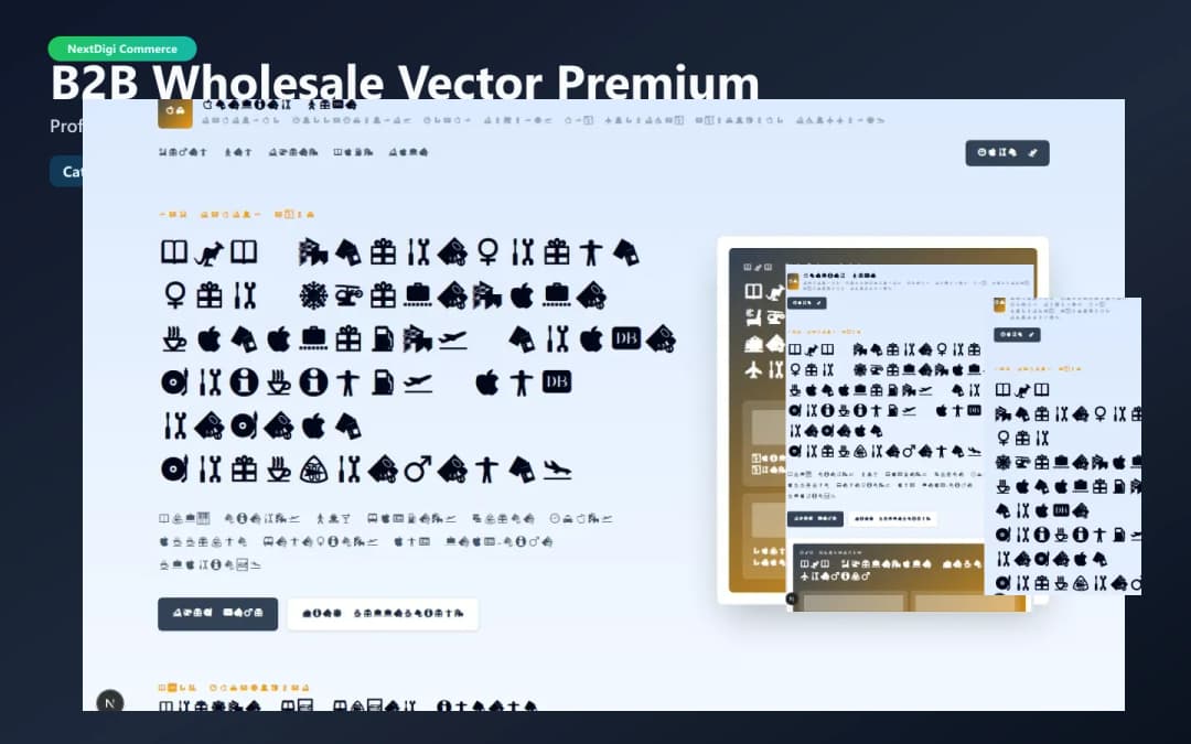 B2B Wholesale Vector Premium preview