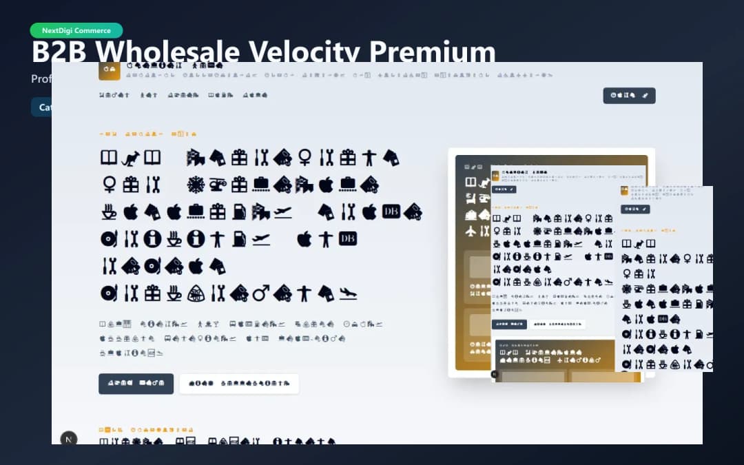 B2B Wholesale Velocity Premium preview