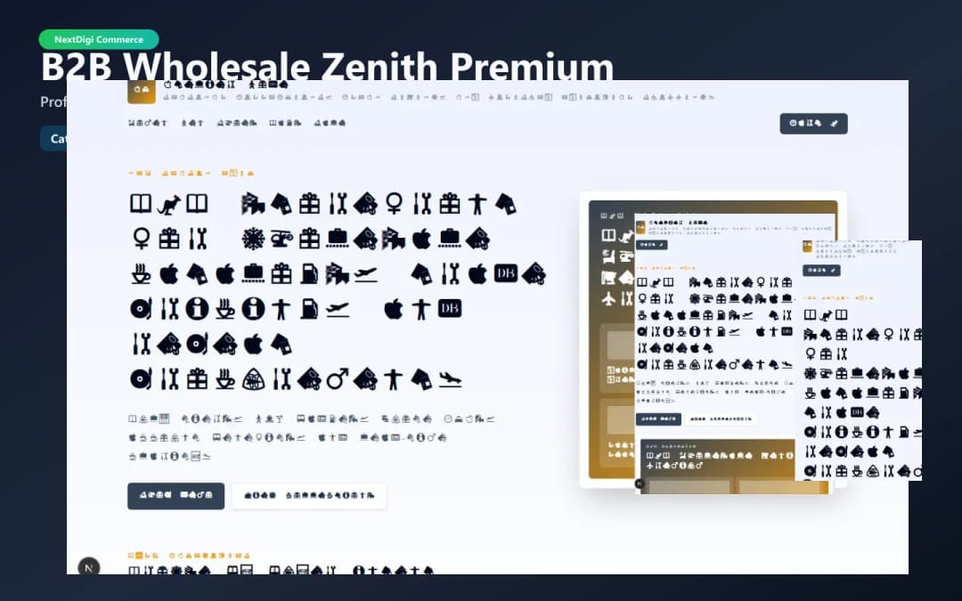 B2B Wholesale Zenith Premium preview
