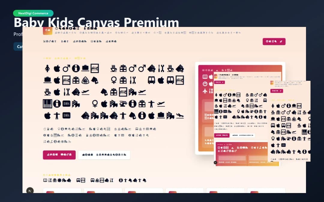Baby & Kids Canvas Premium preview