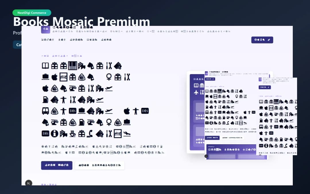Books Mosaic Premium preview