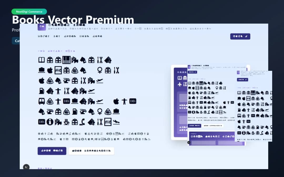 Books Vector Premium preview