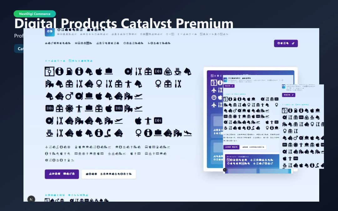 Digital Products Catalyst Premium preview