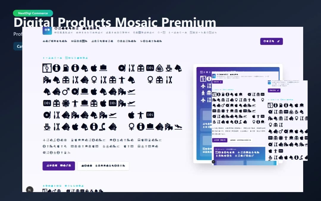 Digital Products Mosaic Premium preview