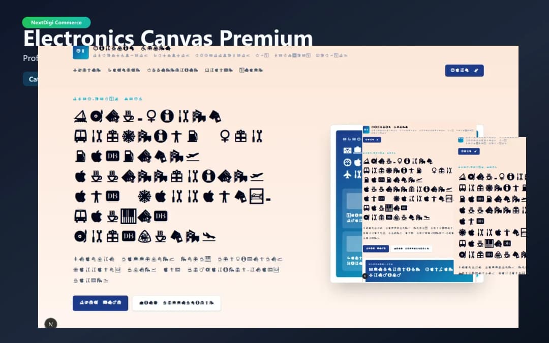 Electronics Canvas Premium preview