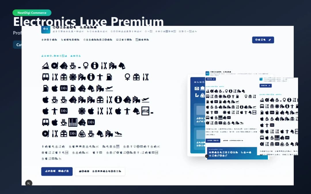 Electronics Luxe Premium theme preview