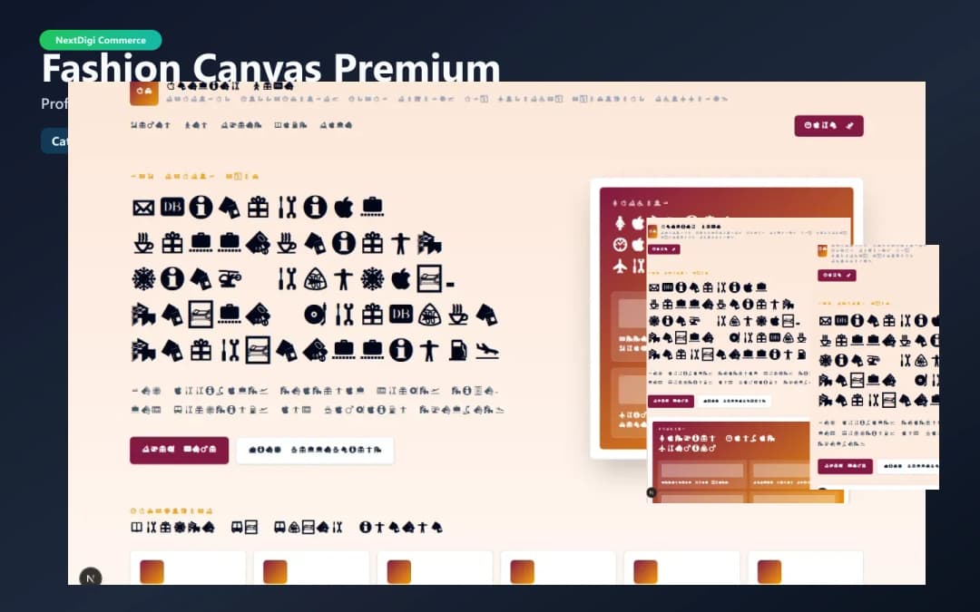 Fashion Canvas Premium preview