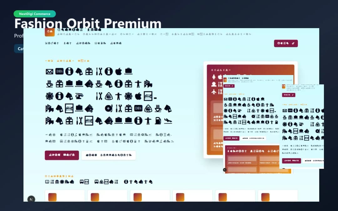 Fashion Orbit Premium preview