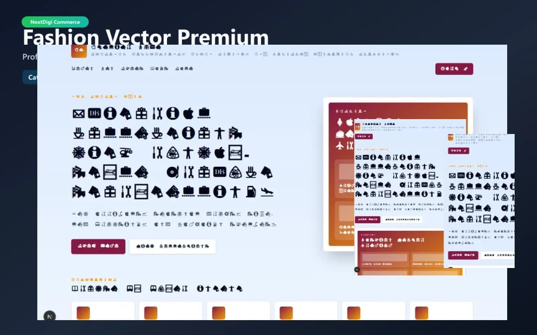 Fashion Vector Premium preview