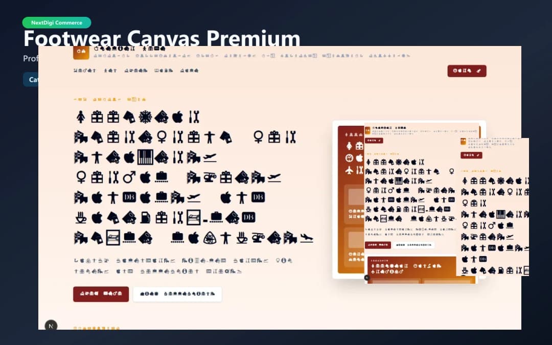 Footwear Canvas Premium preview
