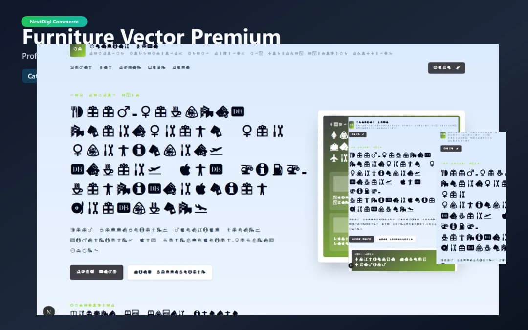 Furniture Vector Premium preview