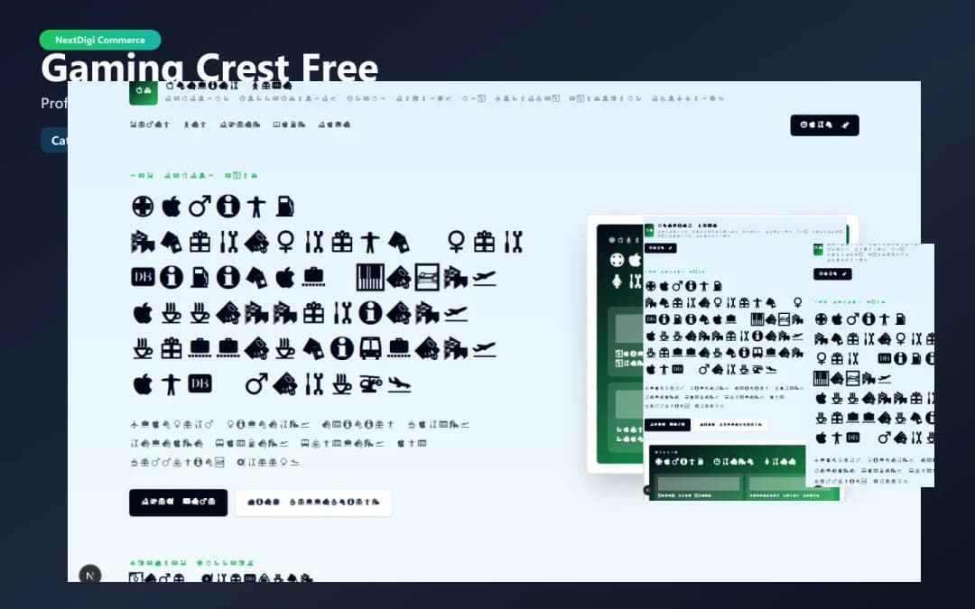 Gaming Crest Free preview