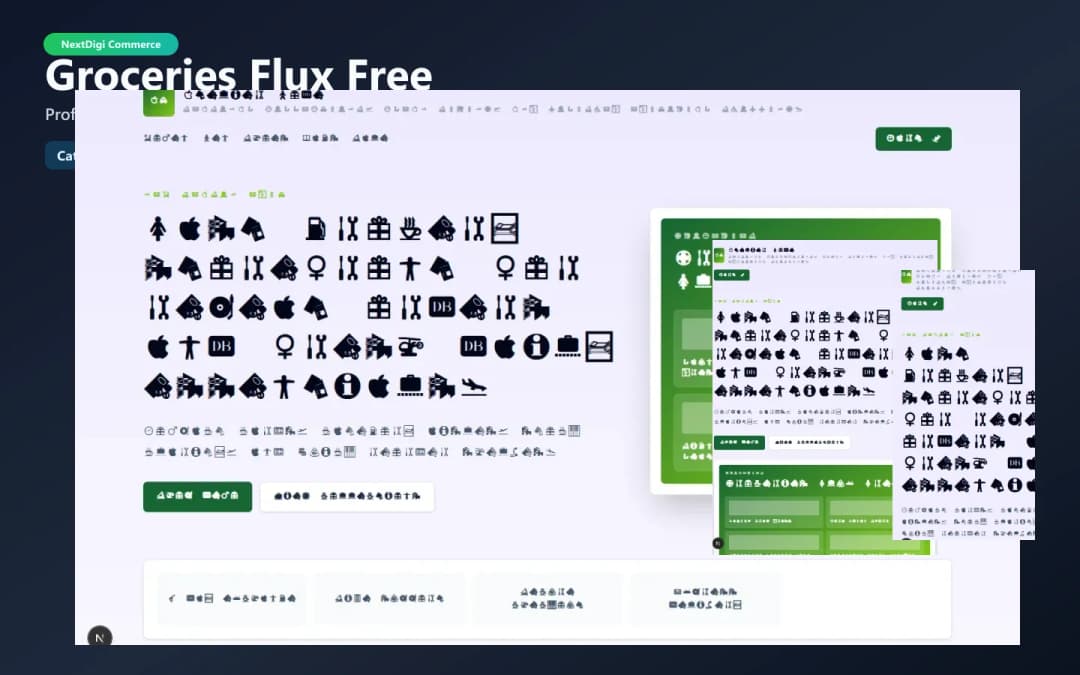 Groceries Flux Free preview