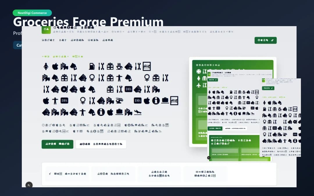 Groceries Forge Premium preview