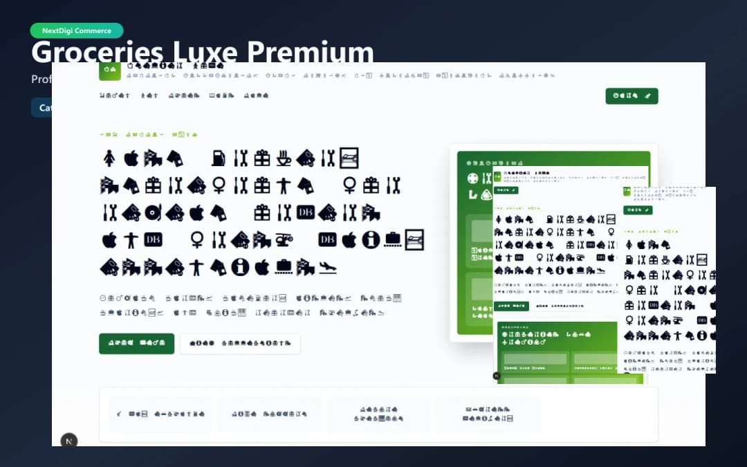 Groceries Luxe Premium preview