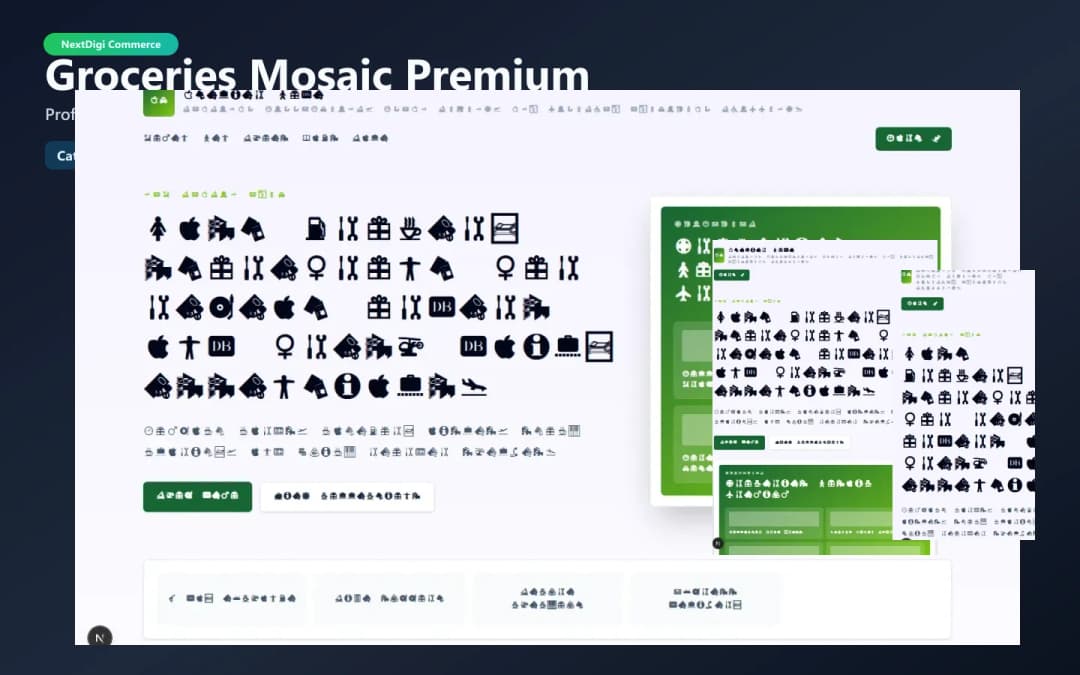 Groceries Mosaic Premium preview