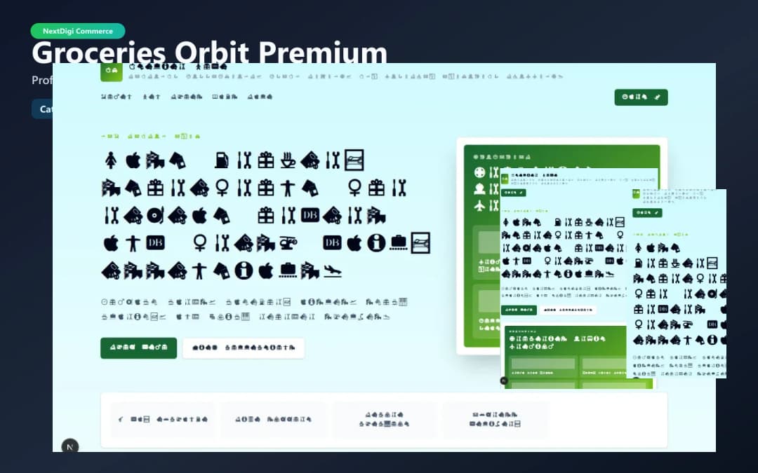 Groceries Orbit Premium preview