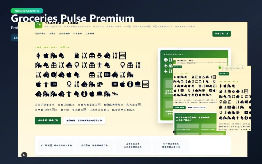 Groceries Pulse Premium preview