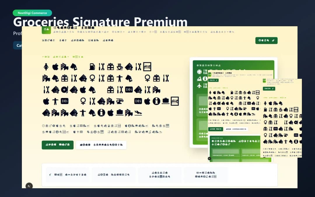 Groceries Signature Premium preview