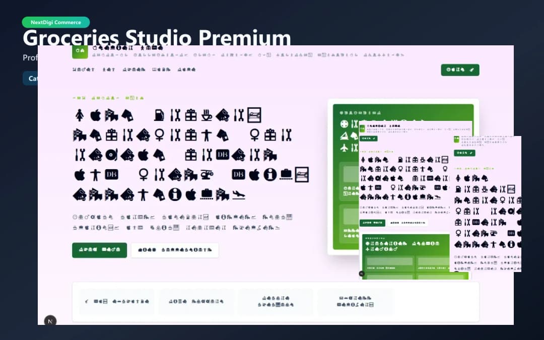 Groceries Studio Premium preview