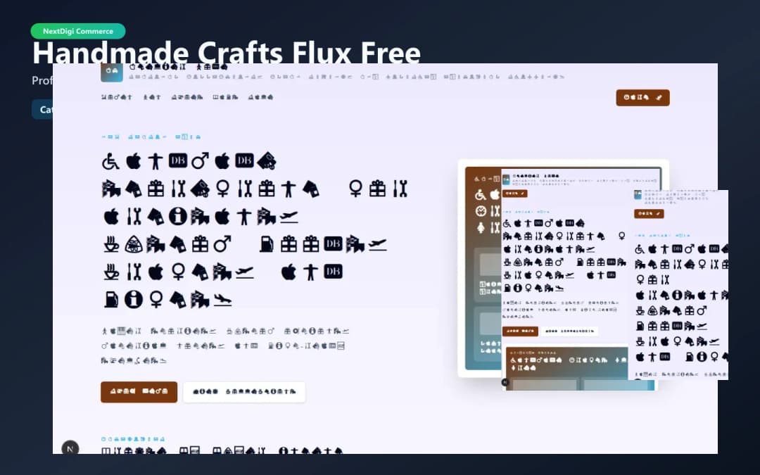 Handmade Crafts Flux Free preview