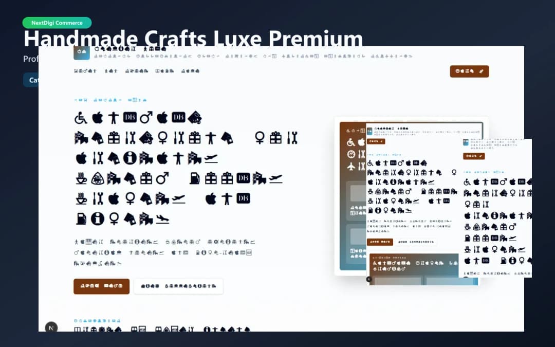 Handmade Crafts Luxe Premium preview