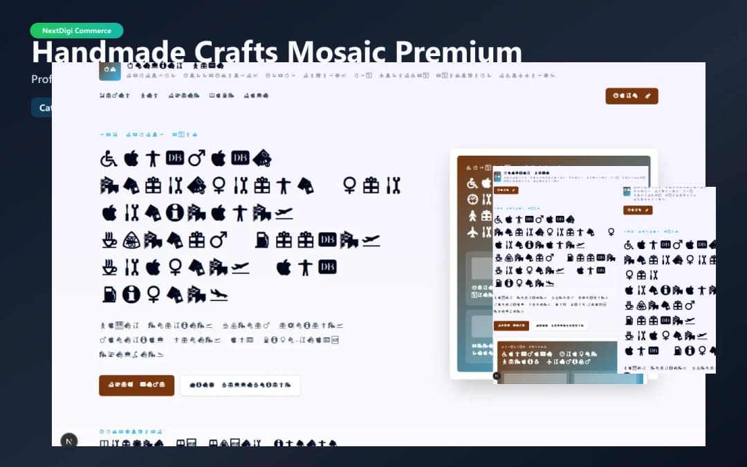 Handmade Crafts Mosaic Premium preview