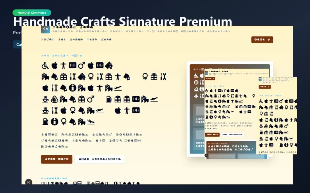 Handmade Crafts Signature Premium preview