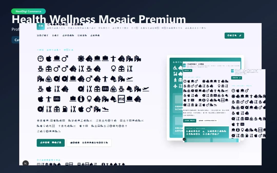 Health & Wellness Mosaic Premium preview