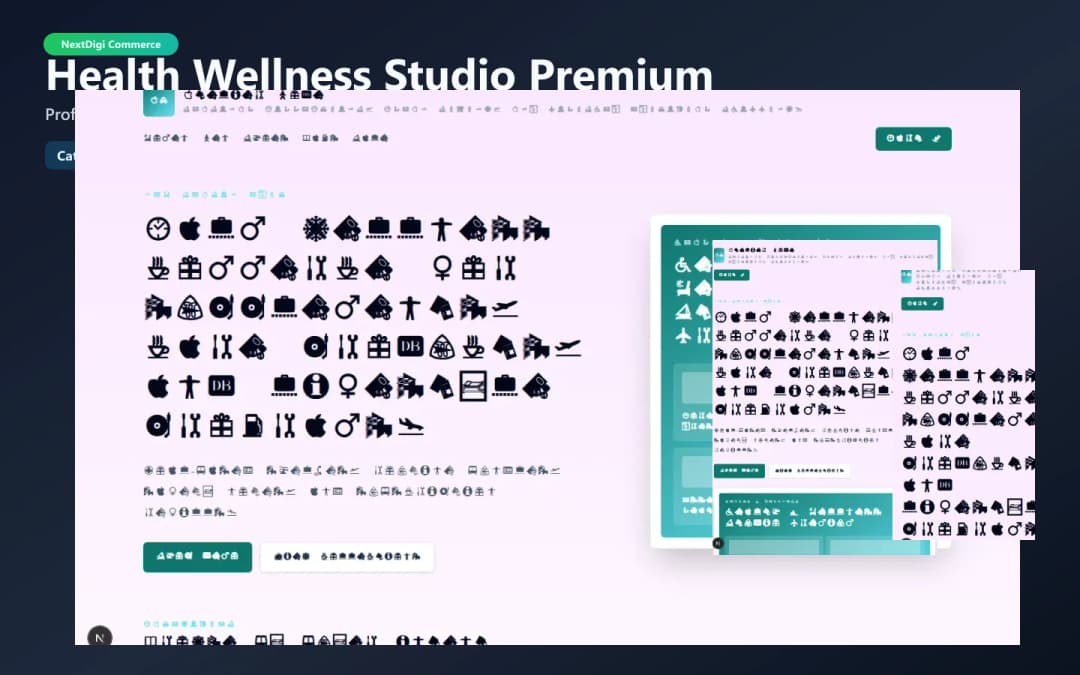 Health & Wellness Studio Premium preview
