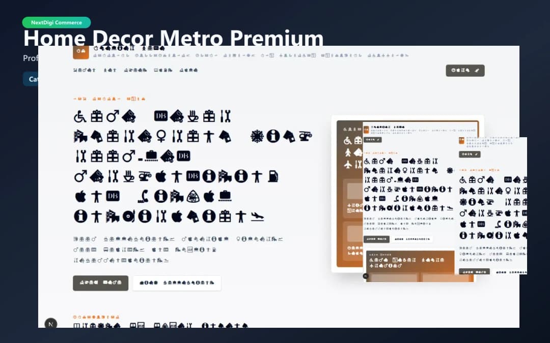 Home Decor Metro Premium preview