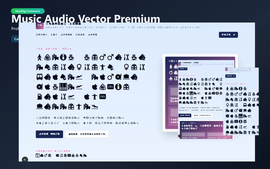 Music & Audio Vector Premium preview