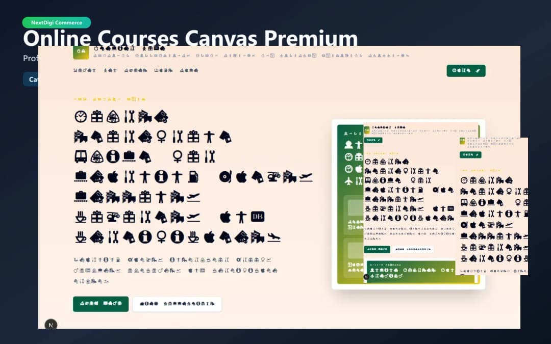 Online Courses Canvas Premium preview