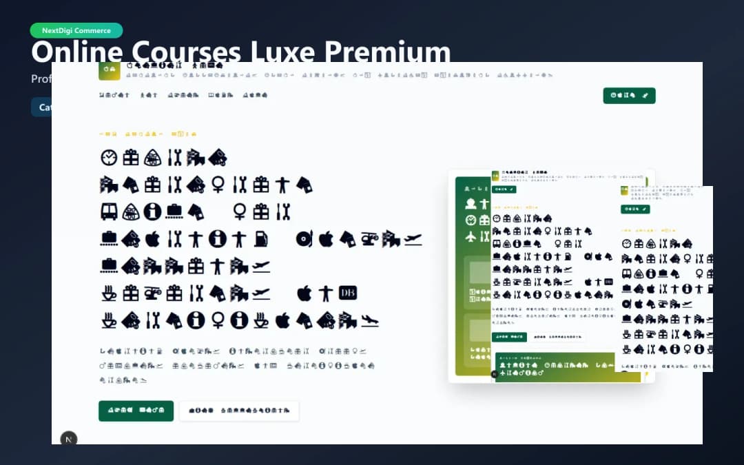Online Courses Luxe Premium preview