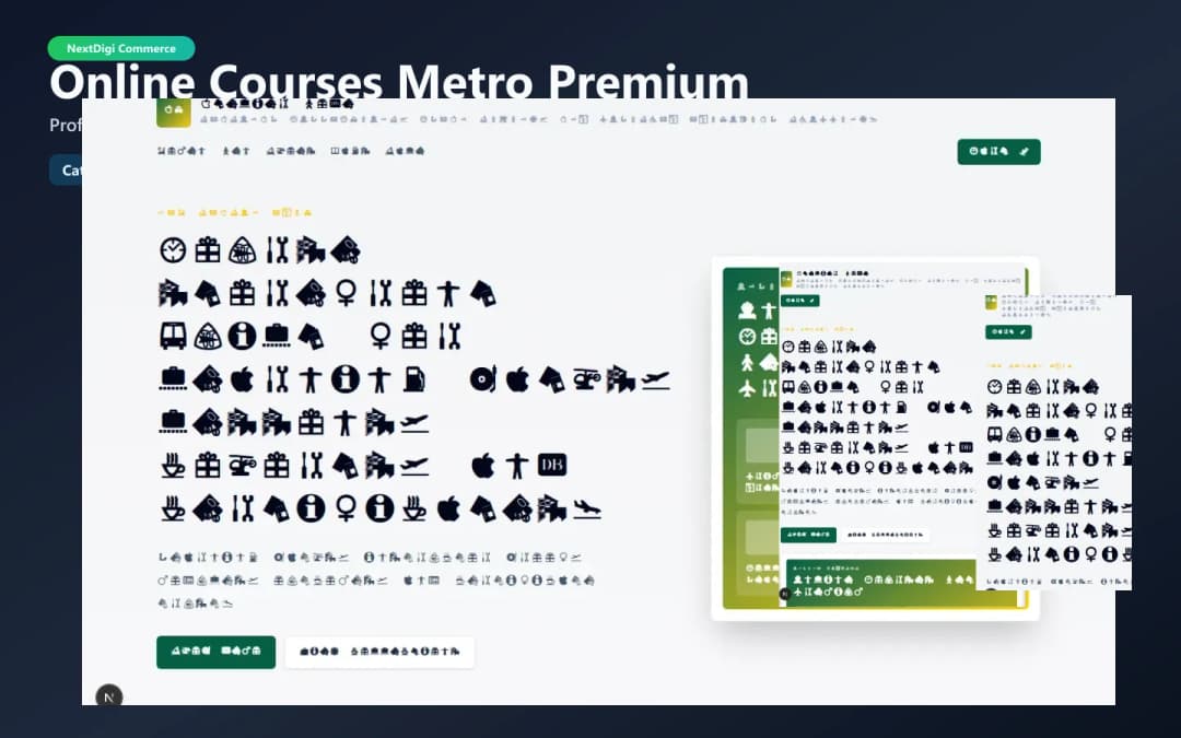Online Courses Metro Premium preview