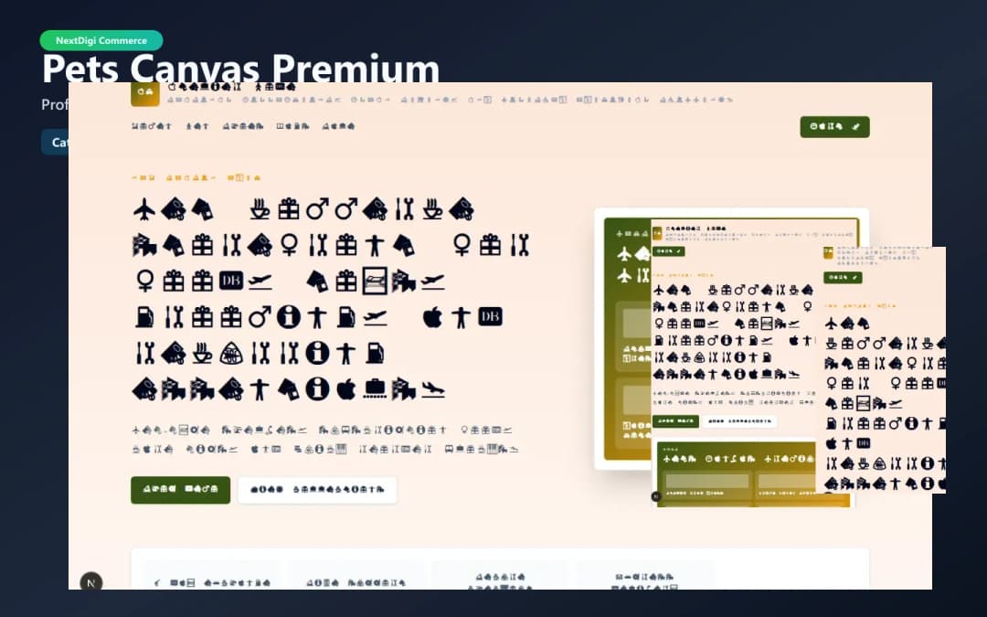 Pets Canvas Premium preview