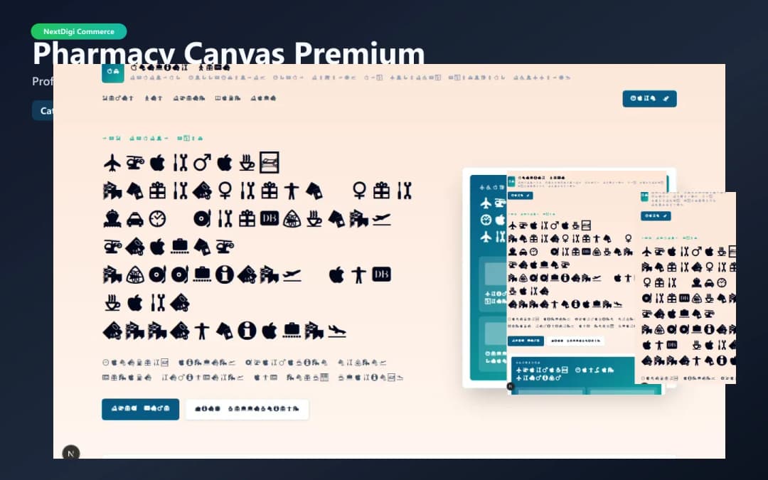 Pharmacy Canvas Premium preview