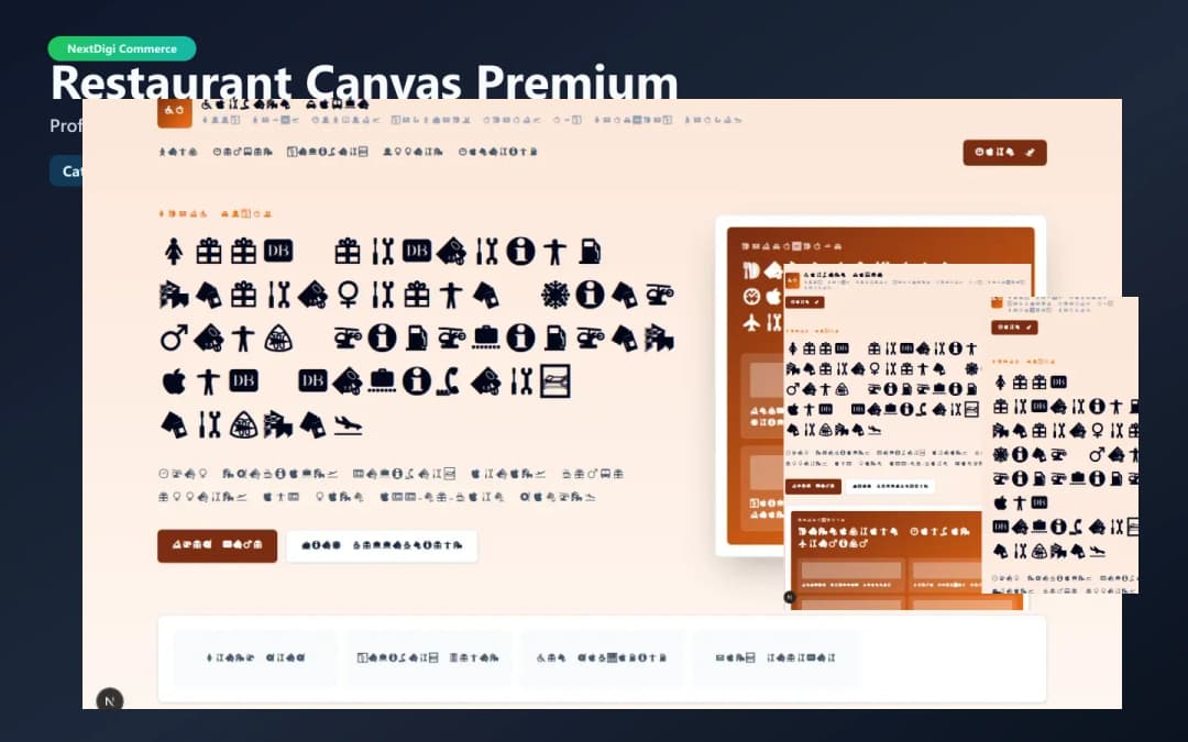 Restaurant Canvas Premium preview