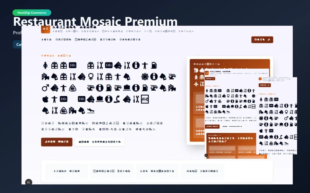 Restaurant Mosaic Premium preview