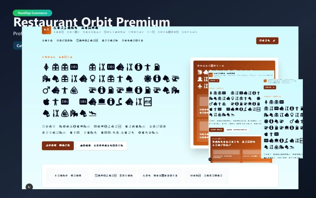 Restaurant Orbit Premium preview