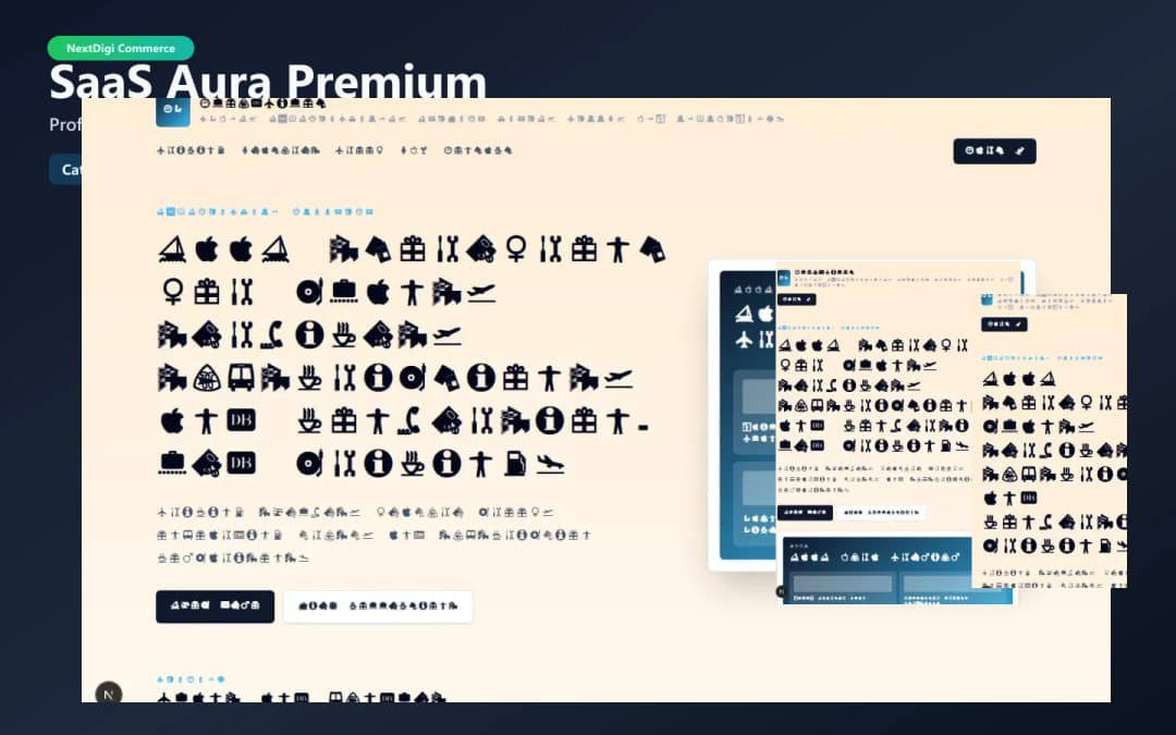 SaaS Aura Premium preview