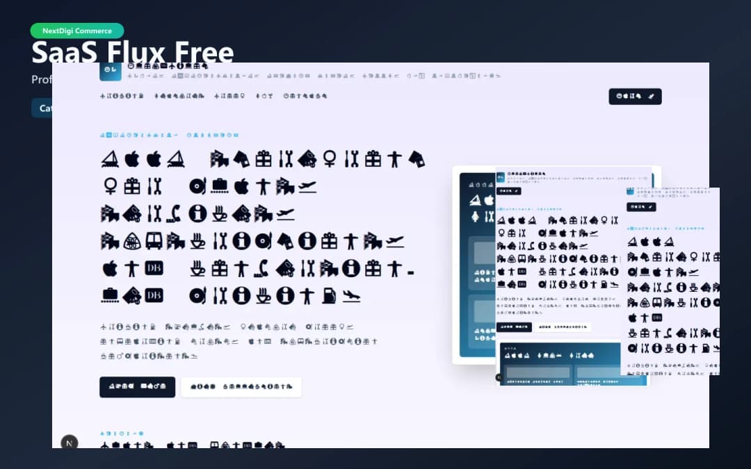 SaaS Flux Free preview